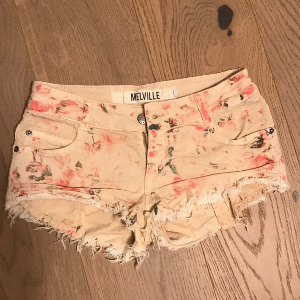 Floral Patterned Shorts
